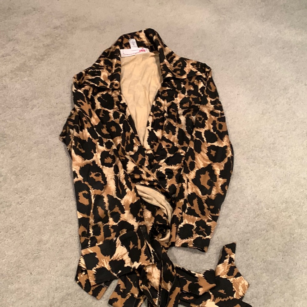 Diane Van Furstenberg Vintage Wrap Blouse